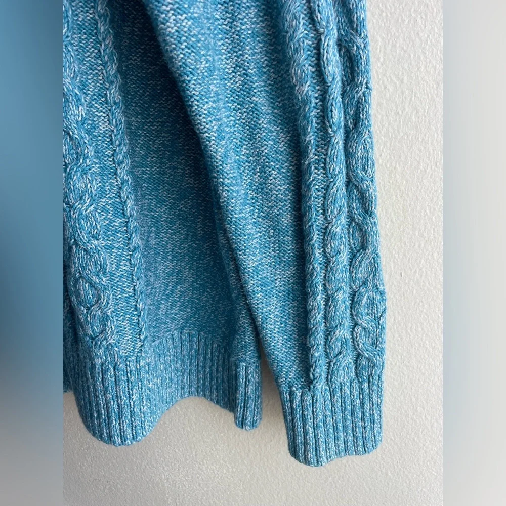 L.L.Bean Women Blue Thick Crew Neck Sweater Size 1X Long Sleeve - Picture 6 of 9